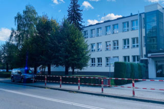 Policja i Staż Miejska przy wszystkich szkołach w Nowym Sączu