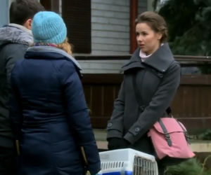 M jak miłość odc. 1132. Maja (Marta Kurzak), Ewa (Dominika Kluźniak), Marek (Kacper Kuszewski)