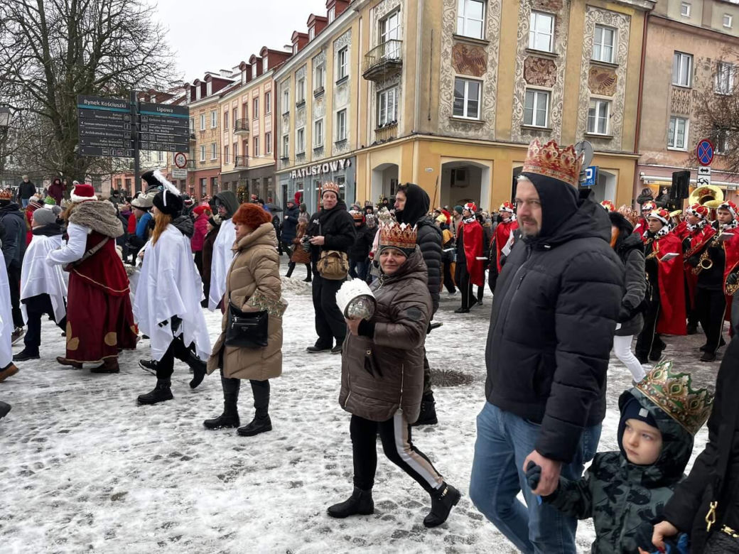 Orszak Trzech Króli 2025 na ulicach Białegostoku