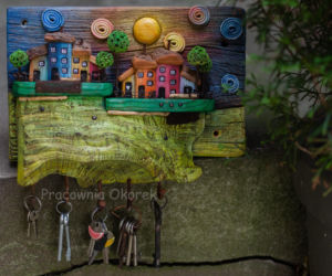 Okorek - drewniane dekoracje