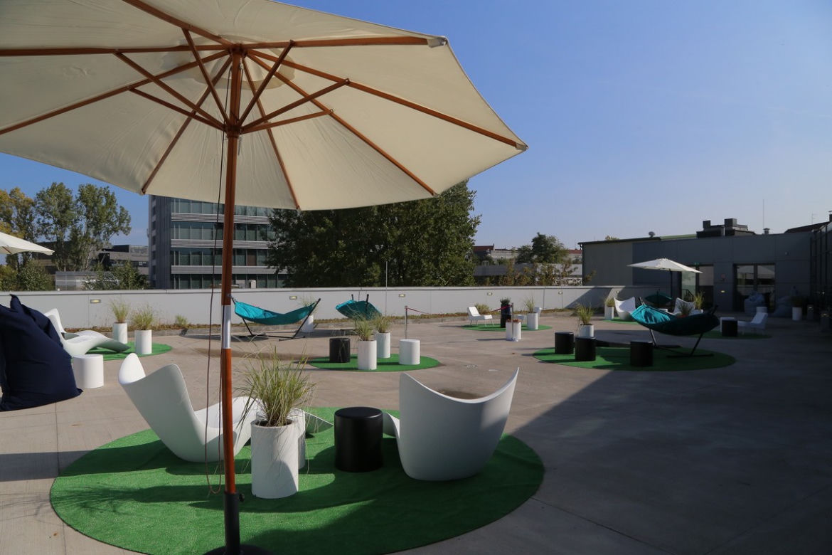 Strefa chilloutu Politechniki Wrocławskiej