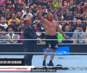 Brock Lesnar we łzach pożegnał się z kibicami