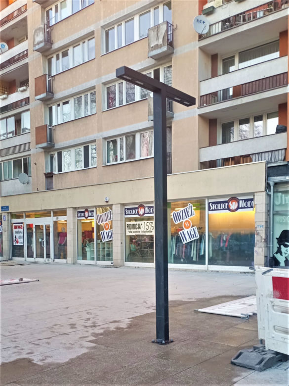 Nowe latarnie na remontowanej alei Wojska Polskiego