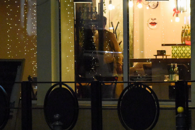 Agnieszka Kaczorowska i Marcin Rogacewicz na kolacji