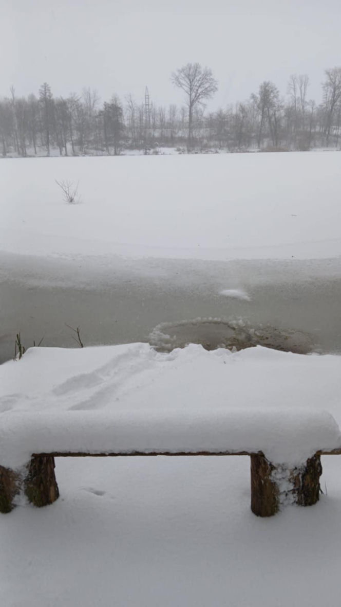 Śnieżyca w powiecie sławieńskim