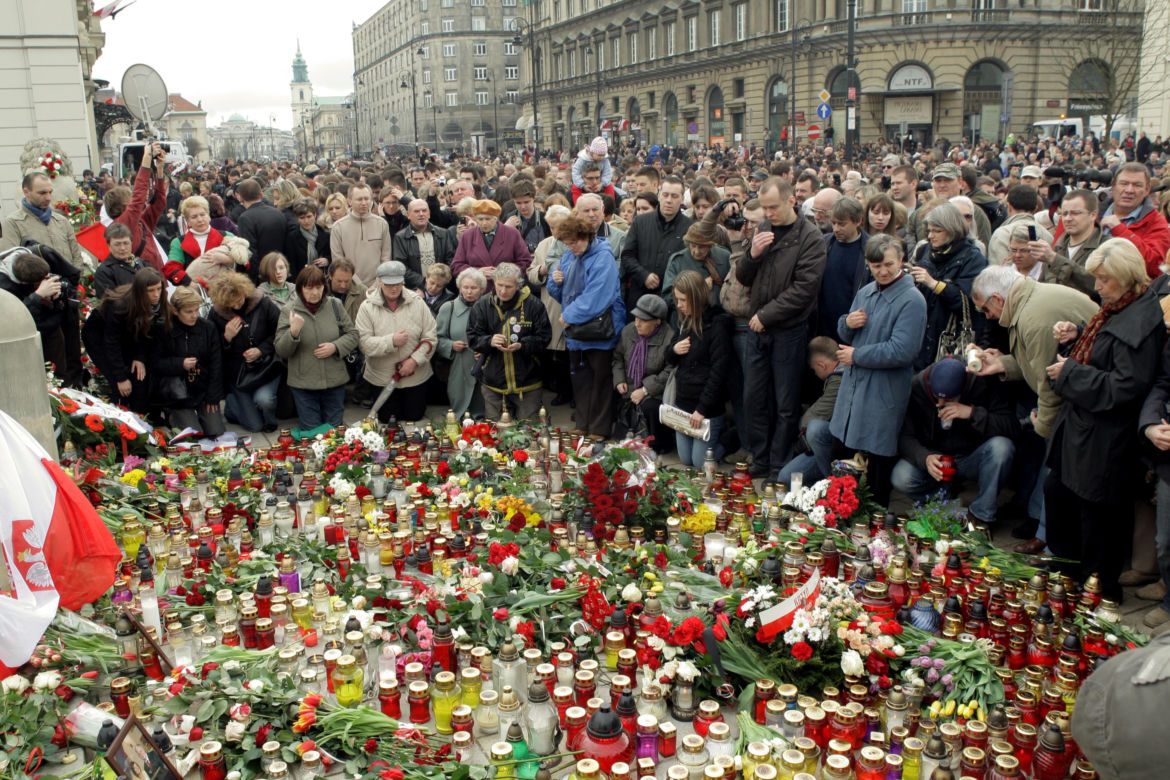 Tak wyglądała Warszawa 10 kwietnia 2010 roku