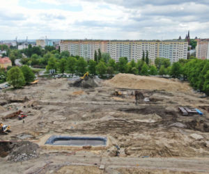 Budowa Fabryki Wody w Szczecinie - maj 2020