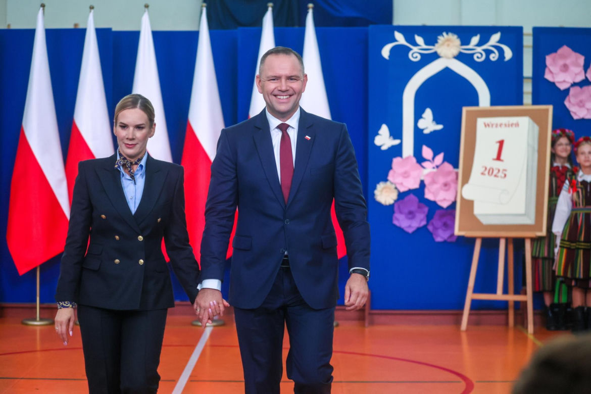 Marta Nawrocka na rozpoczęciu roku szkolnego
