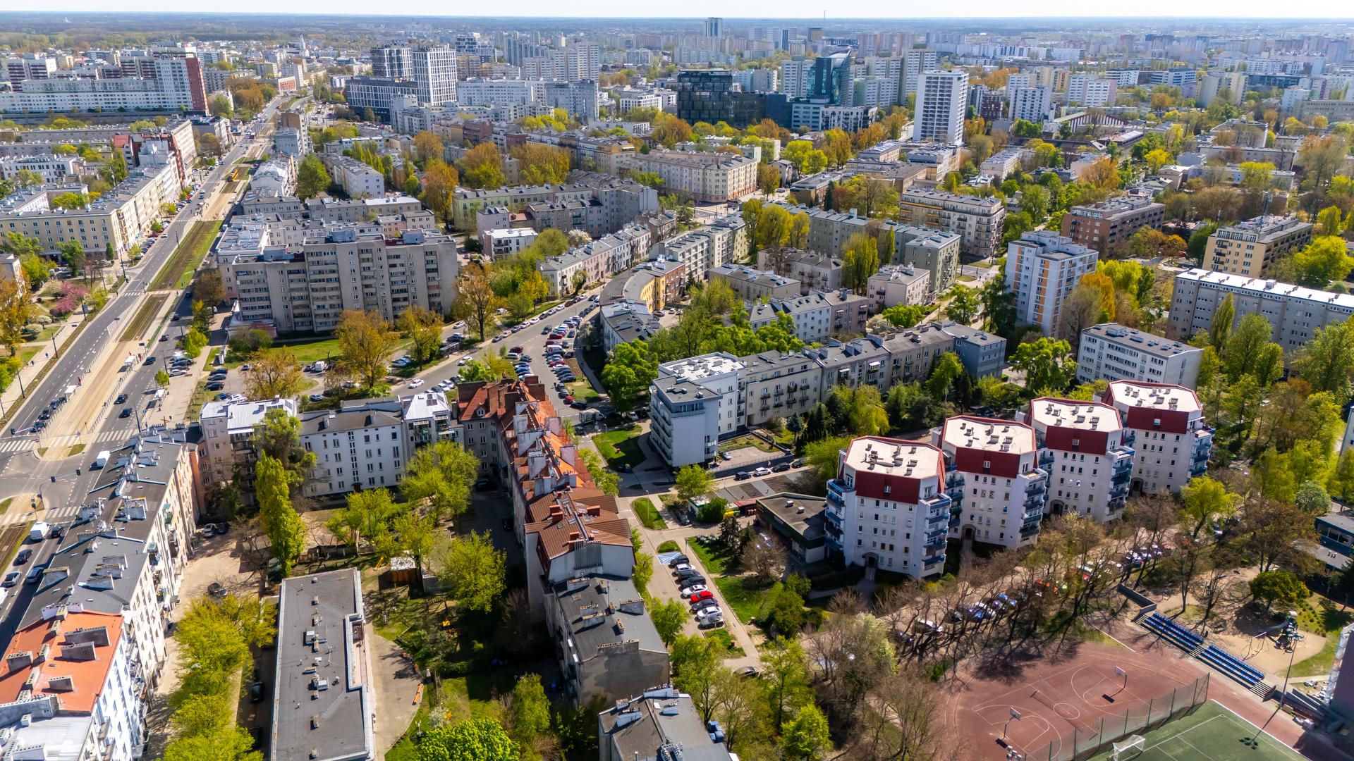 Nowe osiedla na Kamionku w Warszawie