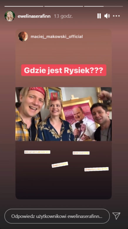 Barwy szczęścia. Sławka (Ewelina Serafin), Rysiek (Sebastian Stankiewicz), Kabaret na Koniec Świata