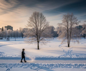 Mróz w Łodzi! Termometry oszalały, -18 stopni odczuwalne w poniedziałek 19.01.2026!