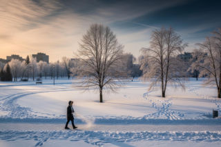 Mróz w Łodzi! Termometry oszalały, -18 stopni odczuwalne w poniedziałek 19.01.2026!