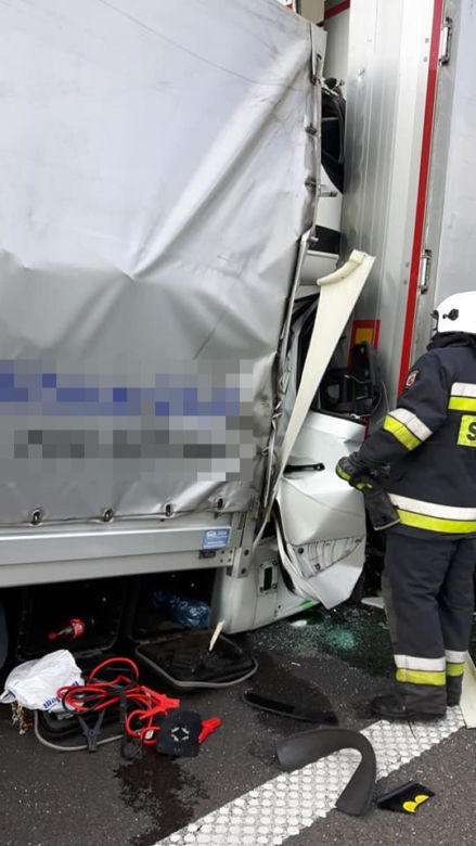 Tragiczny wypadek na S8 na wysokości Choroszczy. Nie żyje kierowca busa