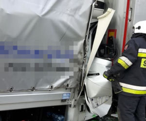 Tragiczny wypadek na S8 na wysokości Choroszczy. Nie żyje kierowca busa