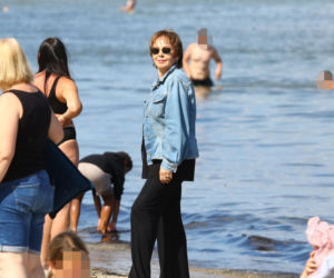 Izabela Trojanowska elegancka nawet na plaży