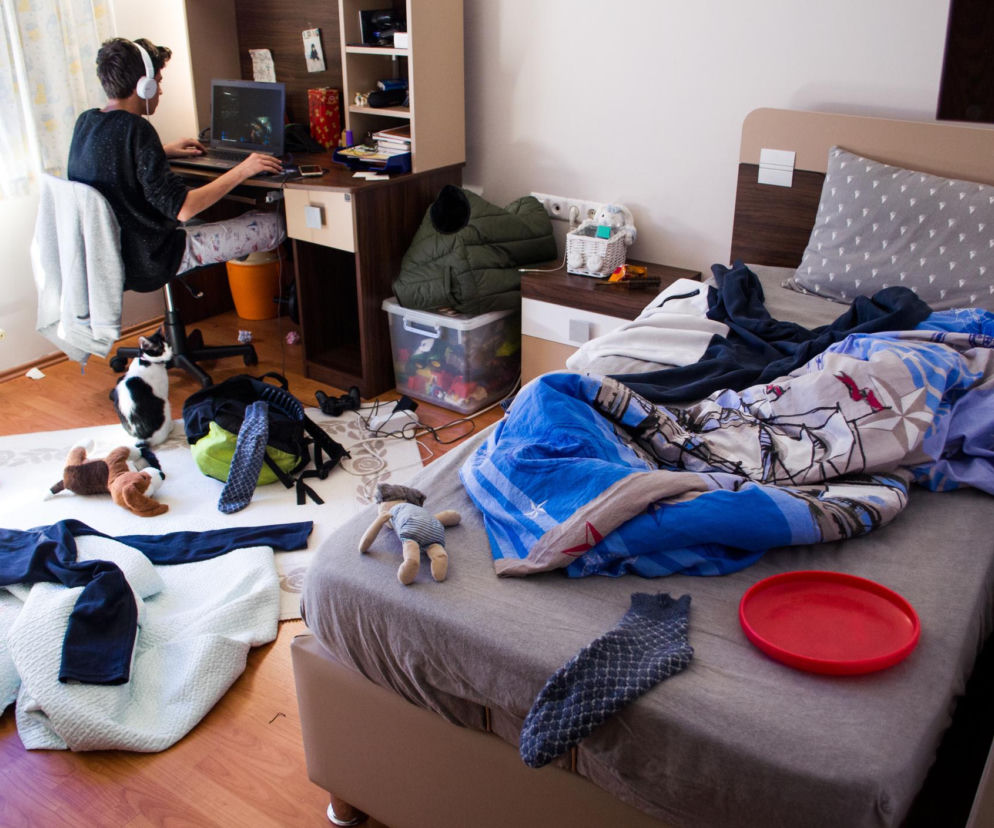 Pokój nastolatka to pobojowisko?  Zobacz, jak dogadać się z nastolatkiem w sprawie porządku