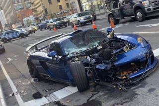 Limitowane Porsche Gemballa Mirage GT za 3 mln rozbite na Manhattanie! Kierowca był pod wpływem narkotyków - ZDJĘCIA, WIDEO