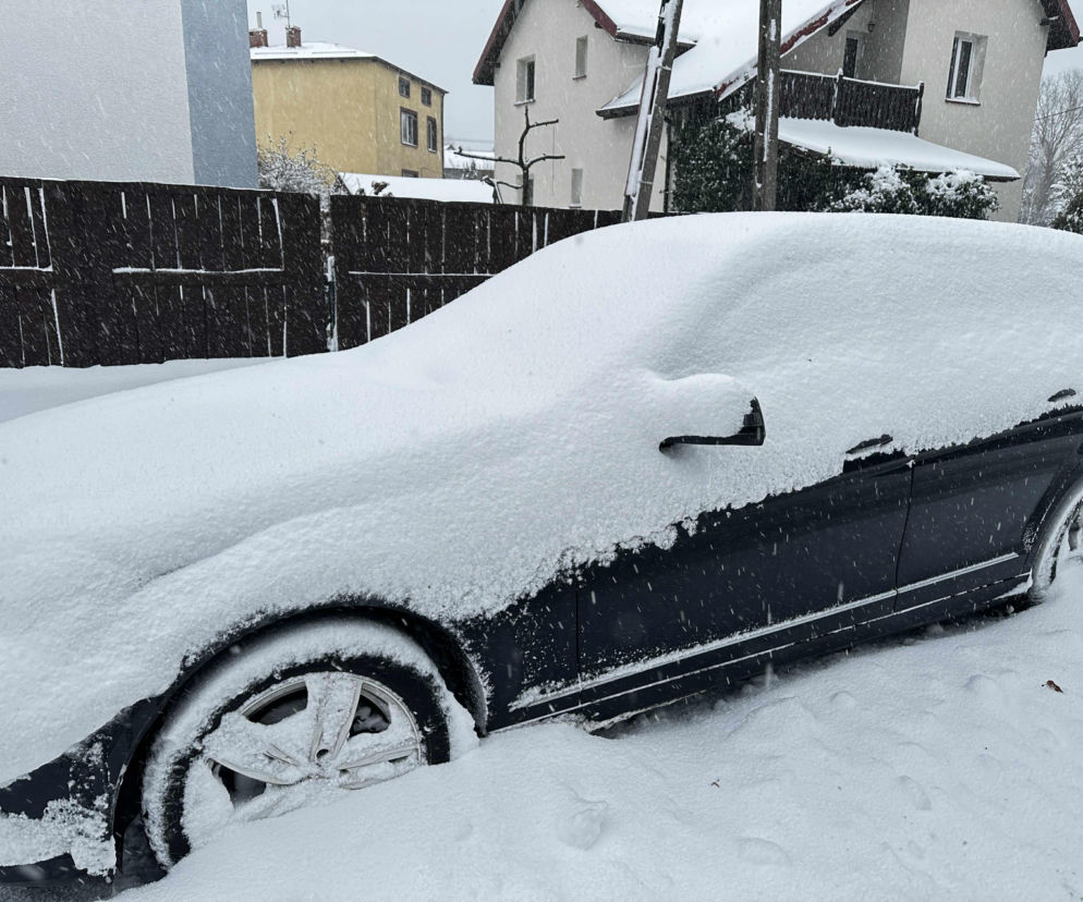 Atak zimy na Warmii i Mazurach
