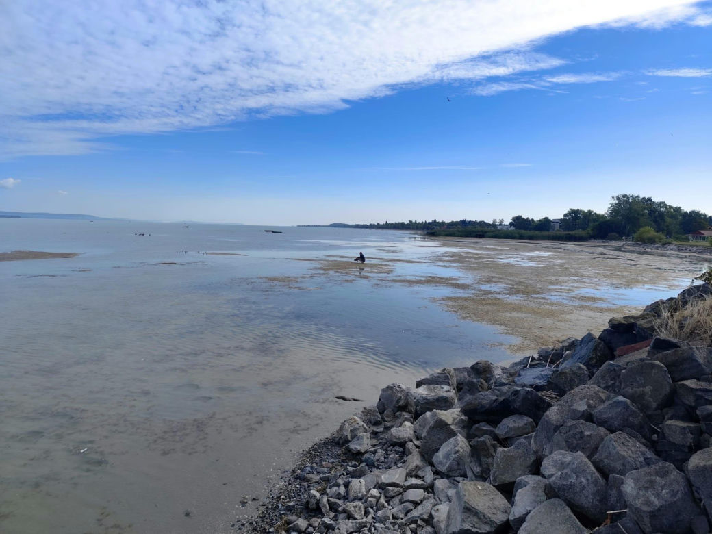 Balaton wysycha i zamienia się w kałużę. Potężne jezioro odsłoniło dno