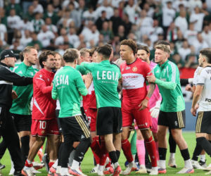 Legia - Widzew: awantura podczas meczu