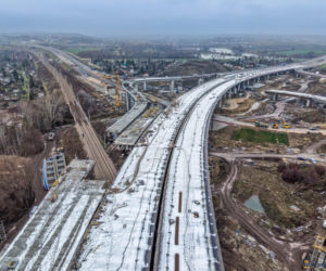 Budowa węzła Mistrzejowce na S7 w Krakowie