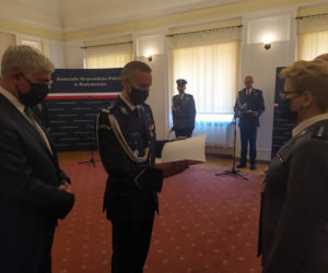 Święto policji inne niż zwykle. Tak wyglądały obchody w Białymstoku [ZDJĘCIA]