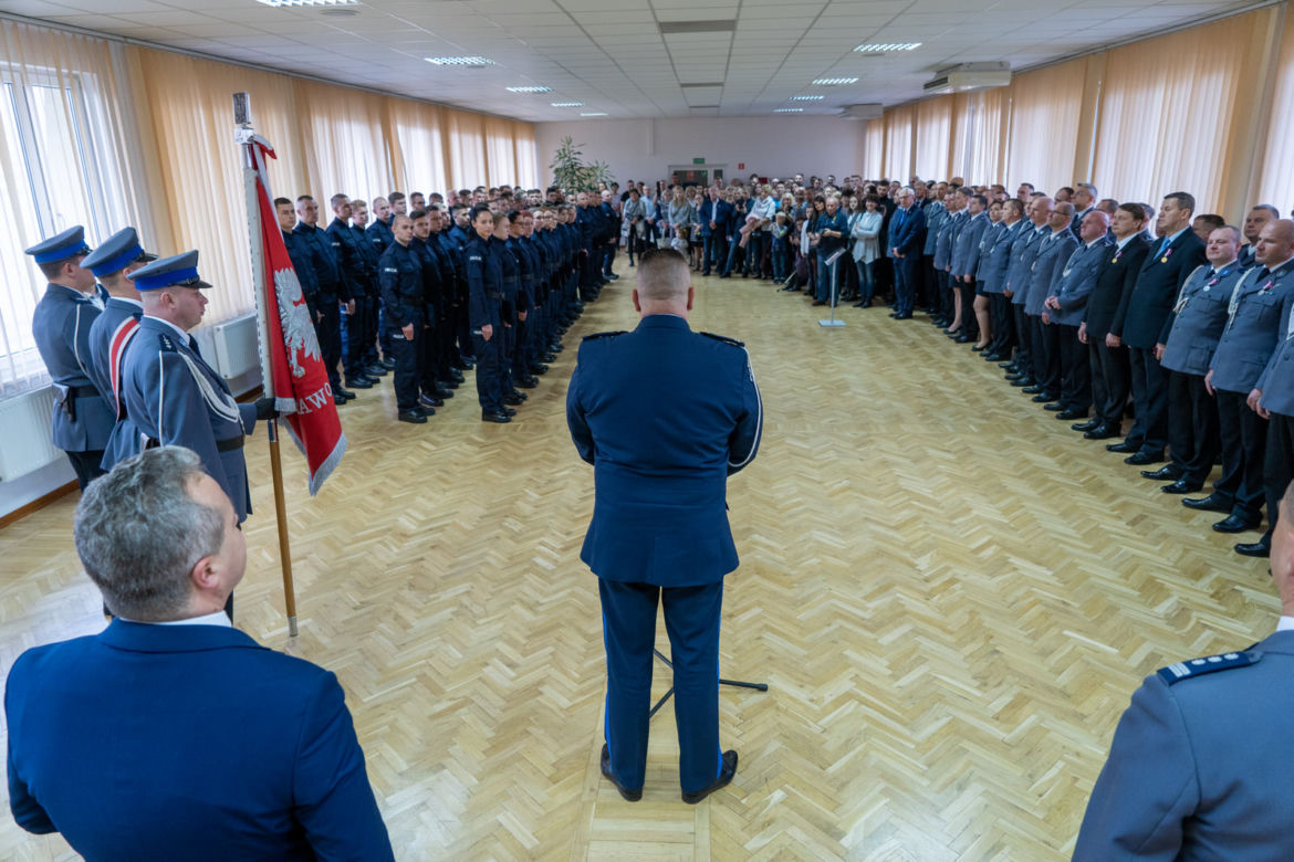 Młodzi policjanci złożyli w Bydgoszczy ślubowanie