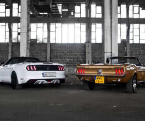 Ford Mustang Convertible 1968 & Ford Mustang Convertible 2015