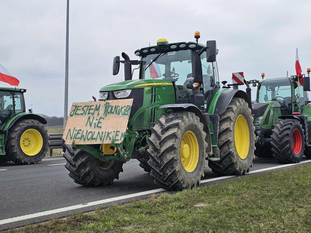 Protest rolników na Podkarpaciu
