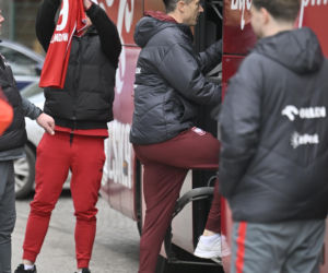 Polska - Albania. Reprezentacja Polski na spacerze