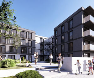 Wizualizacja nowego osiedla w dzielnicy Tłoki