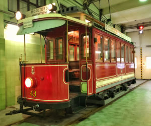 Tramwaje w zajezdni Mokotów