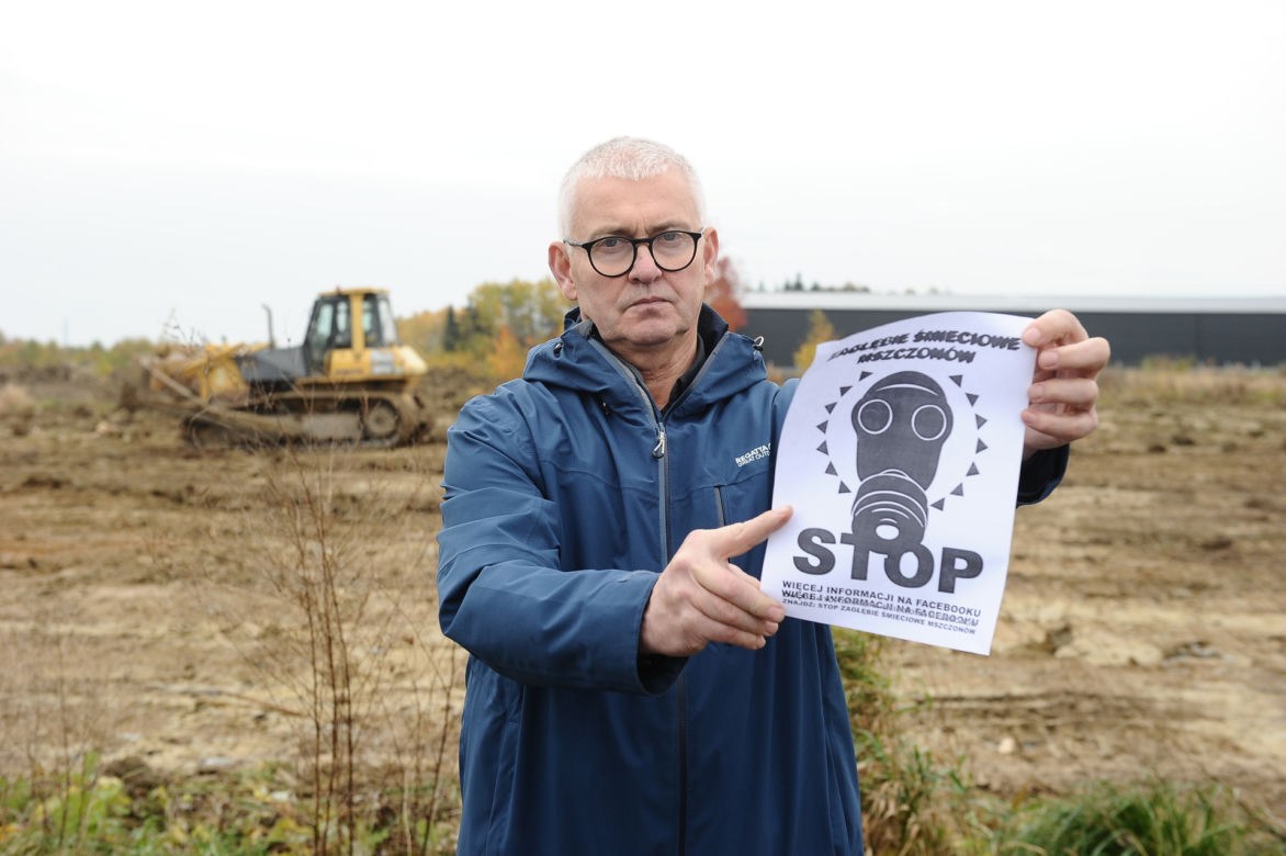 Mieszkańcy zaczęli protest przeciwko "zagłębiu śmieciowemu"