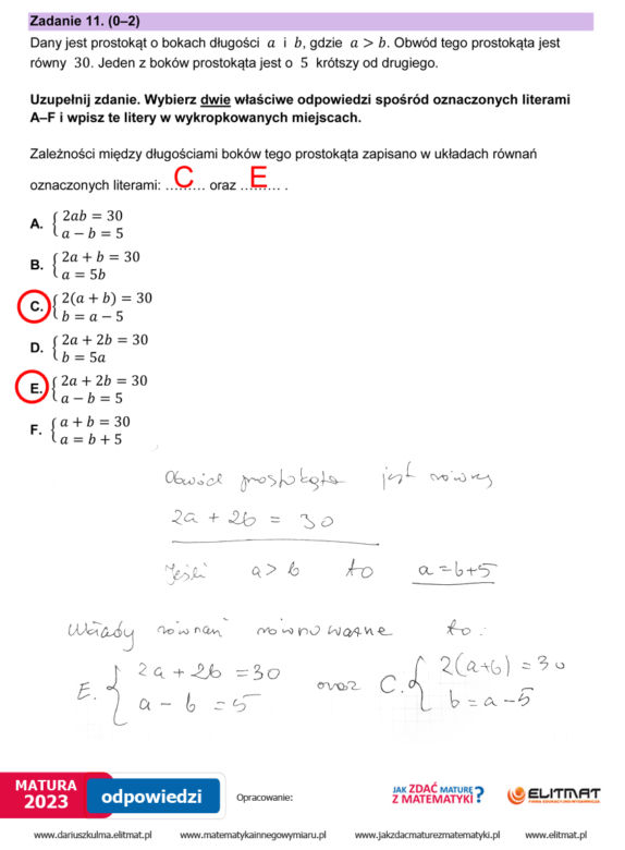 Matura 2023: matematyka. Arkusze CKE i odpowiedzi [Formuła 2023]	