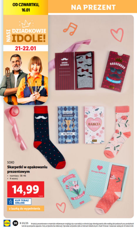 Nowa promocja na Dzień Babci i Dziadka w Lidlu