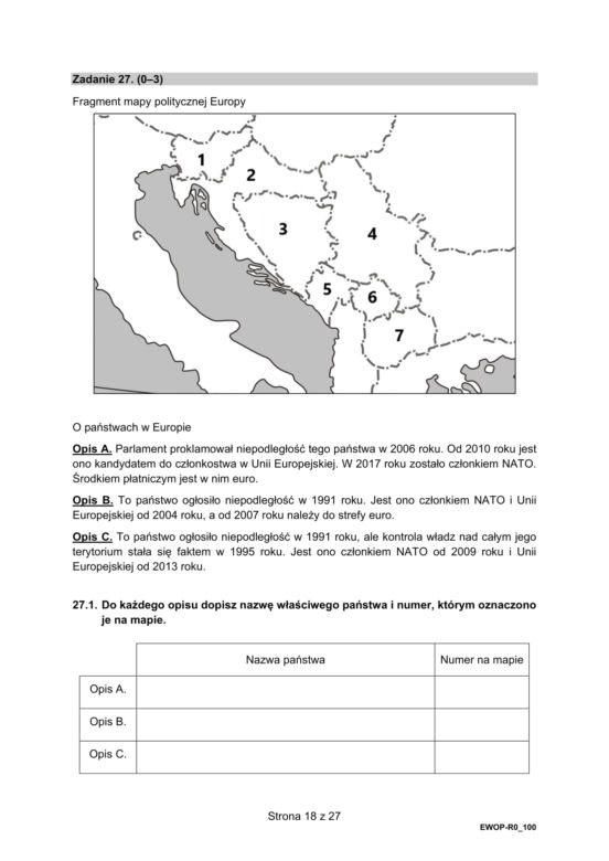 Matura 2021: WOS. Pytania, arkusze CKE, zadania [Matura 11.05.2021]