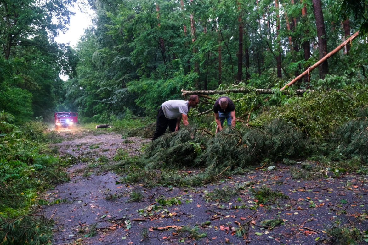 Nawałnice pustoszą Polskę