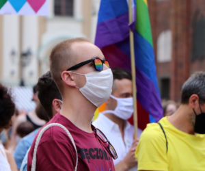 Demonstracja Nie damy się zastraszyć w Toruniu