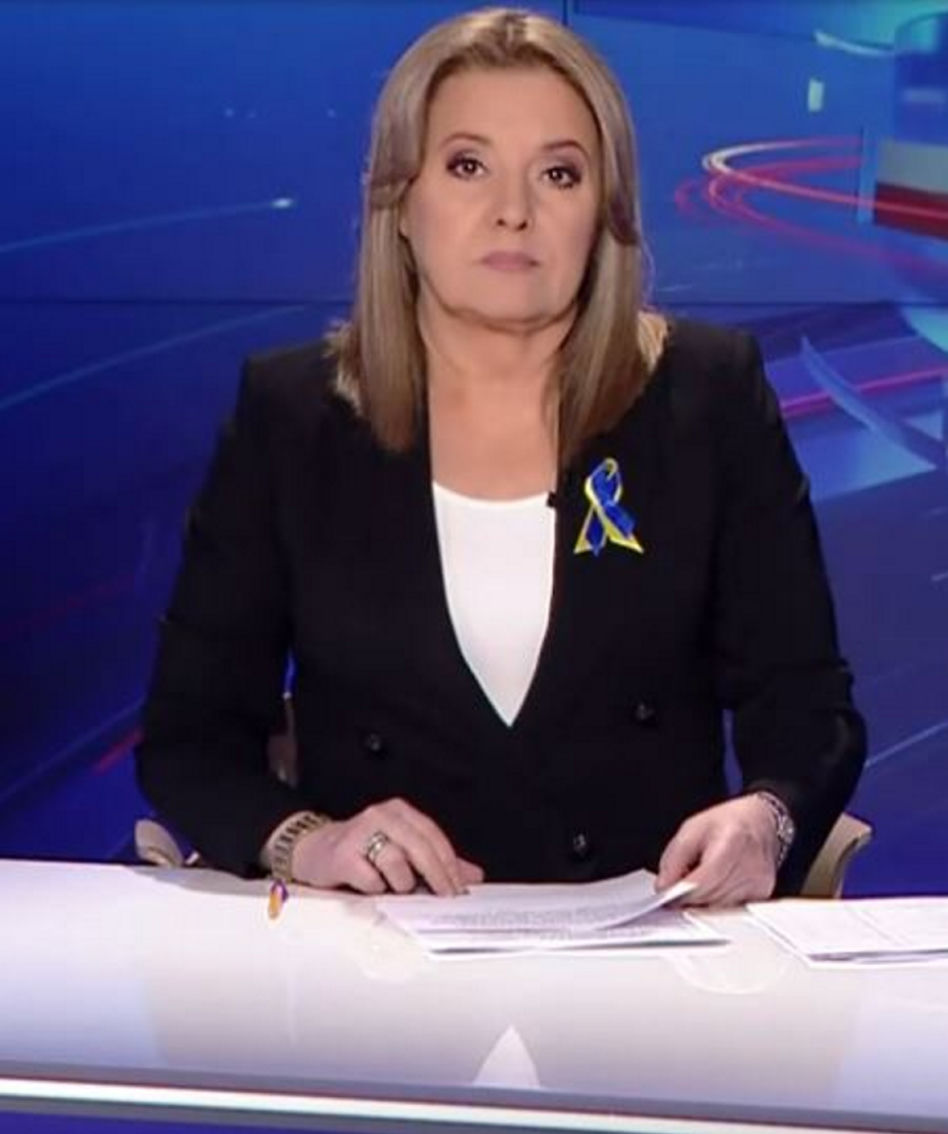 Danuta Holecka została blondynką
