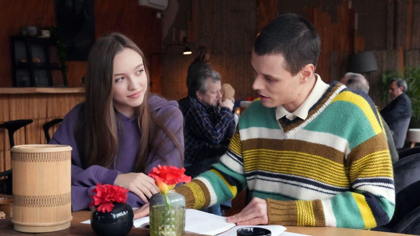 Barwy szczęścia odc. 3029. Kacper (Jakub Szlachetka), Ewelina (Amelia Listwoń)