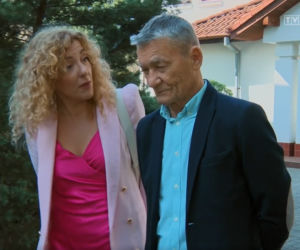 Barwy szczęścia, odcinek 2518: Stefan (Krzysztof Kiersznowski), Żabcia (Hanna Klepacka)