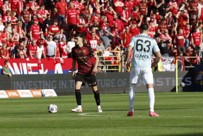 Widzew Łódź - Piast Gliwice: Zdjęcia kibiców i zawodników z meczu 34. kolejki PKO BP Ekstraklasy