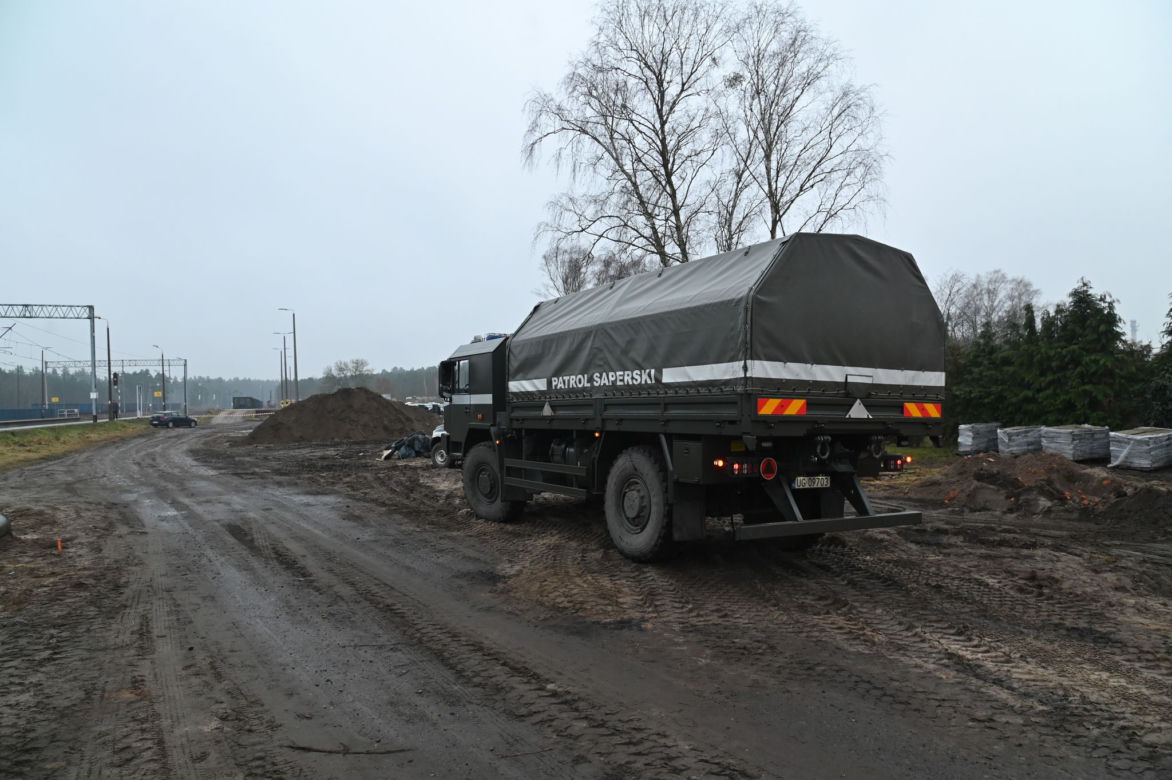 Ewakuacja w Kliniskach Wielkich