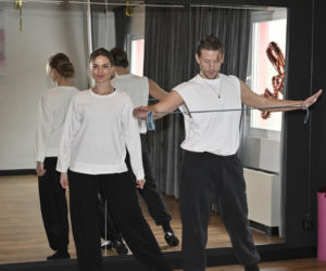 Sebastian Fabijański na probach do Tańca z Gwiazdami