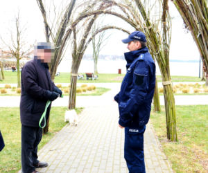 Policja w Ostródzie podczas epidemii koronawirusa
