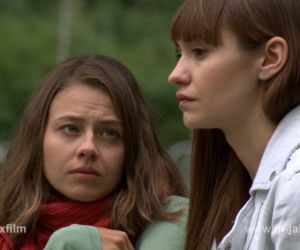 M jak miłość odc. 1018. Eryka Buford (Marta Juras), Janka (Joanna Osyda)