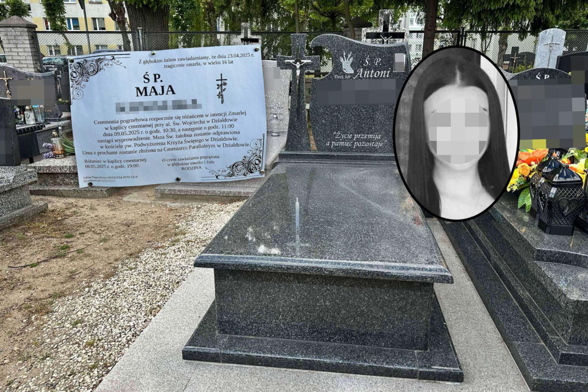Tu spocznie zamordowana Maja z Mławy