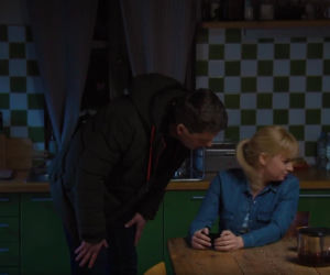 M jak miłość, odc. 1450. Sonia (Barbara Wypych), Janek (Tomas Kollarik)