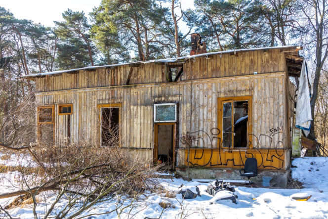 Ruiny domu Wedla w Otwocku