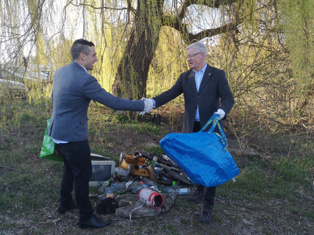 Jacek Jaśkowiak sprzątał Poznań z Miquelem
